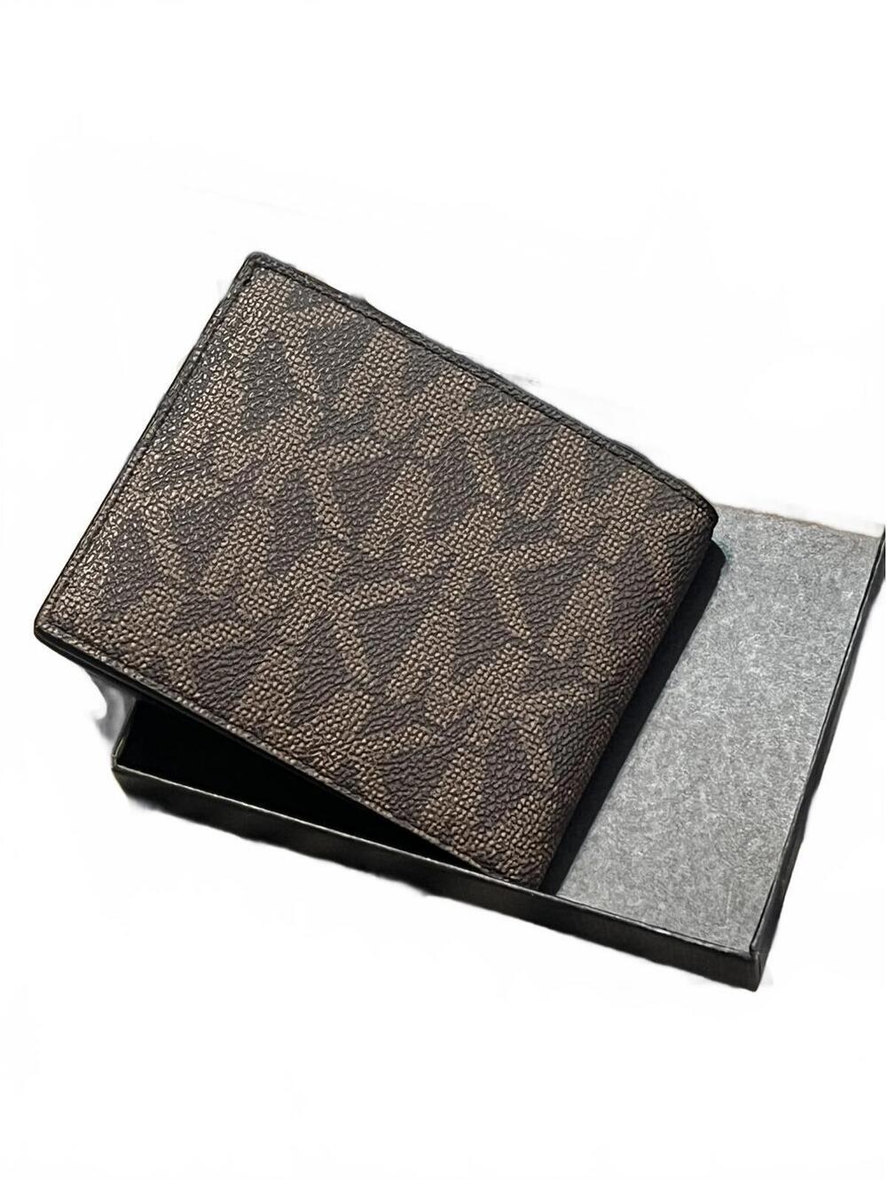 Michael Kors Jet Set Men's Wallet Brown/Black - Picture 7 of 8